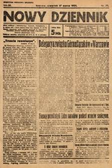 Nowy Dziennik. 1921, nr 71