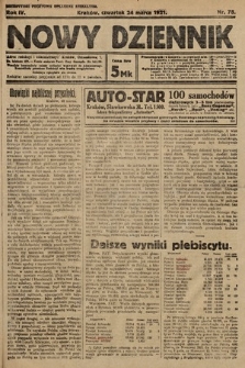 Nowy Dziennik. 1921, nr 78