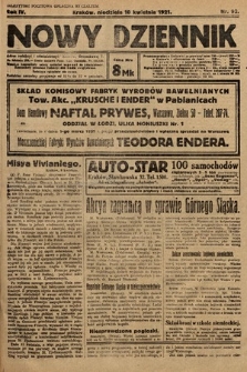 Nowy Dziennik. 1921, nr 92