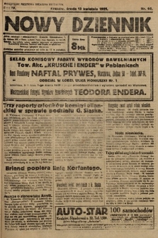 Nowy Dziennik. 1921, nr 95