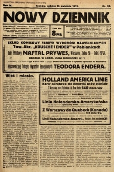 Nowy Dziennik. 1921, nr 98