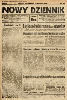 Nowy Dziennik. 1921, nr 100