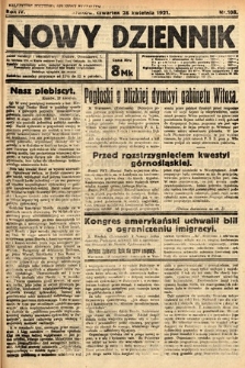 Nowy Dziennik. 1921, nr 108
