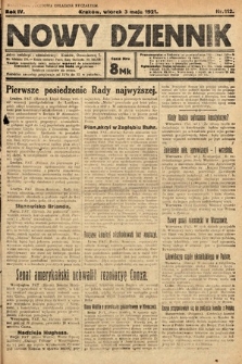 Nowy Dziennik. 1921, nr 112