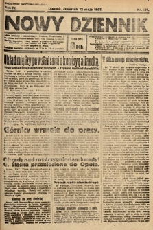 Nowy Dziennik. 1921, nr 121