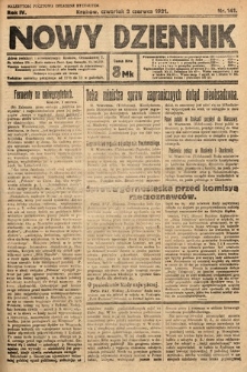 Nowy Dziennik. 1921, nr 141