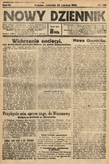 Nowy Dziennik. 1921, nr 160