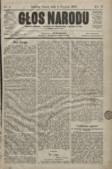 Głos Narodu. 1898, nr 5