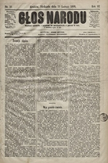 Głos Narodu. 1898, nr 35