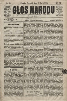 Głos Narodu. 1898, nr 50