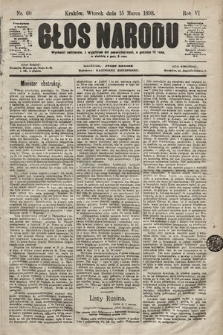 Głos Narodu. 1898, nr 60