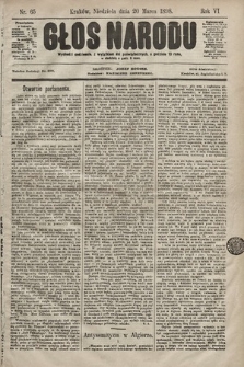 Głos Narodu. 1898, nr 65
