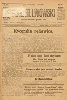 Kurjer Lwowski. 1923, nr 158