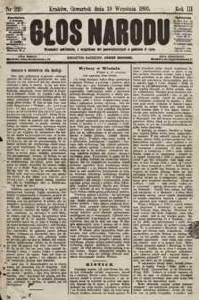 Głos Narodu. 1895, nr 215