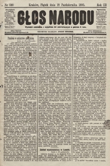 Głos Narodu. 1895, nr 240