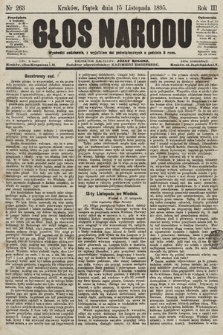 Głos Narodu. 1895, nr 263