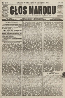 Głos Narodu. 1895, nr 272