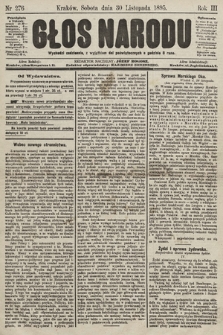 Głos Narodu. 1895, nr 276