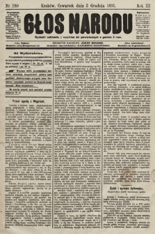 Głos Narodu. 1895, nr 280
