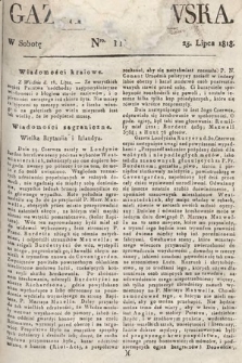 Gazeta Lwowska. 1818, nr 112