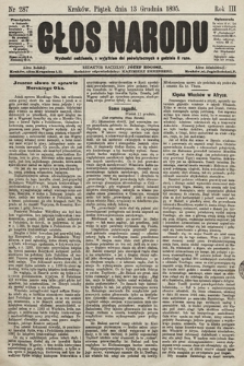 Głos Narodu. 1895, nr 287