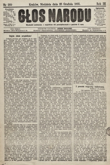 Głos Narodu. 1895, nr 289