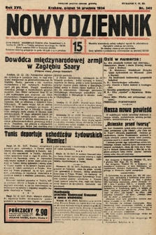Nowy Dziennik. 1934, nr 342
