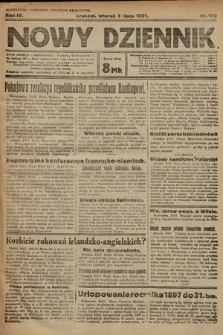Nowy Dziennik. 1921, nr 172