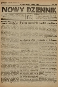 Nowy Dziennik. 1921, nr 175
