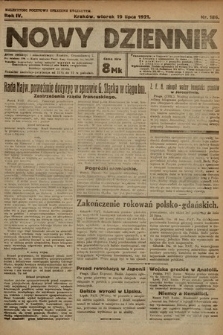 Nowy Dziennik. 1921, nr 186