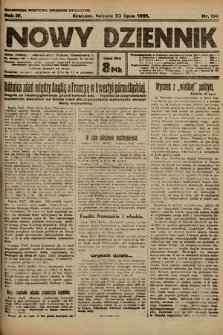 Nowy Dziennik. 1921, nr 190