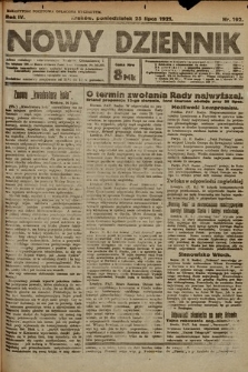 Nowy Dziennik. 1921, nr 192
