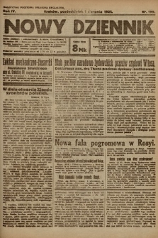 Nowy Dziennik. 1921, nr 199