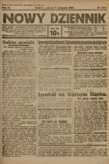 Nowy Dziennik. 1921, nr 203