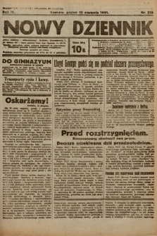 Nowy Dziennik. 1921, nr 210