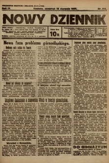 Nowy Dziennik. 1921, nr 215