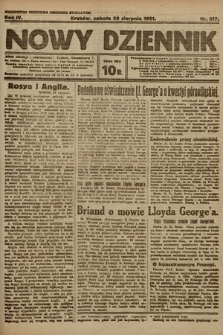 Nowy Dziennik. 1921, nr 217