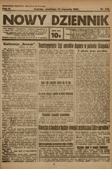Nowy Dziennik. 1921, nr 218