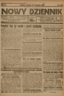 Nowy Dziennik. 1921, nr 220