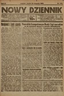 Nowy Dziennik. 1921, nr 221