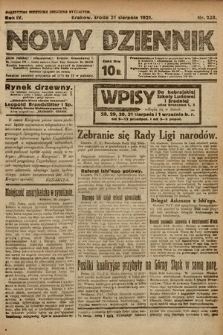 Nowy Dziennik. 1921, nr 228