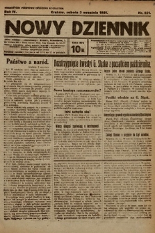 Nowy Dziennik. 1921, nr 231