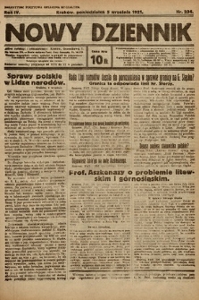 Nowy Dziennik. 1921, nr 234