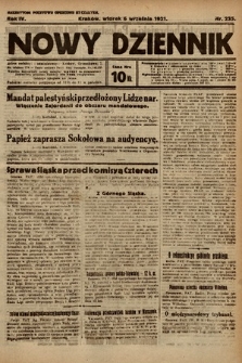 Nowy Dziennik. 1921, nr 235