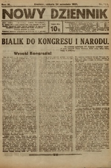 Nowy Dziennik. 1921, nr 253