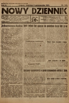 Nowy Dziennik. 1921, nr 266