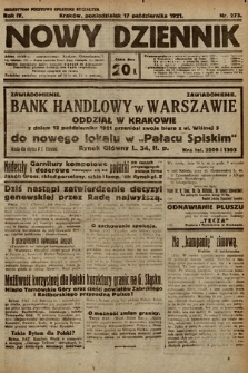 Nowy Dziennik. 1921, nr 273