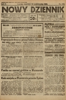 Nowy Dziennik. 1921, nr 282
