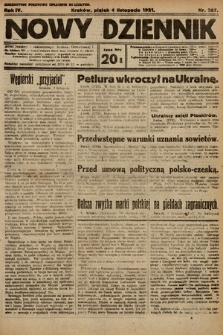Nowy Dziennik. 1921, nr 287