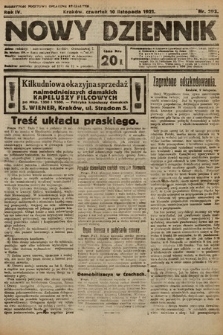 Nowy Dziennik. 1921, nr 293
